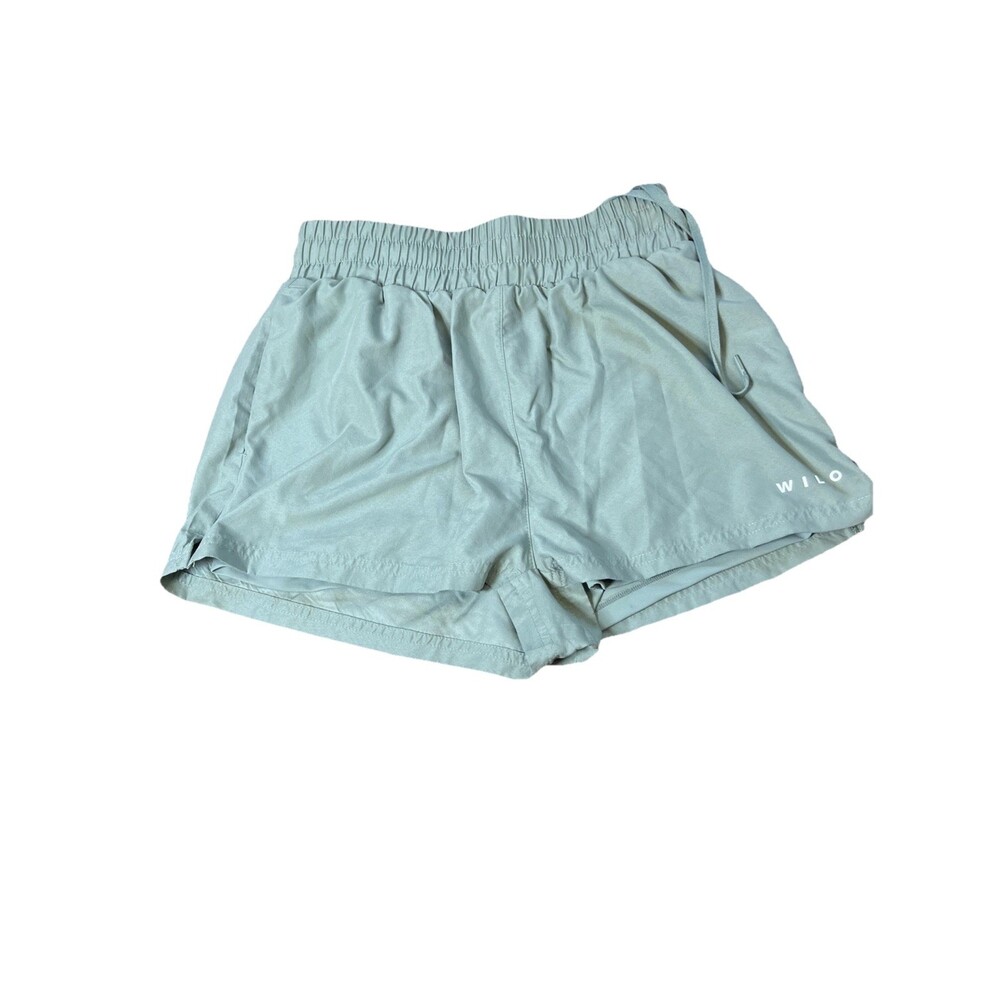 WILO The Label 2 in 1 Women’s RUNning Shorts Green Size Medium Outdoor